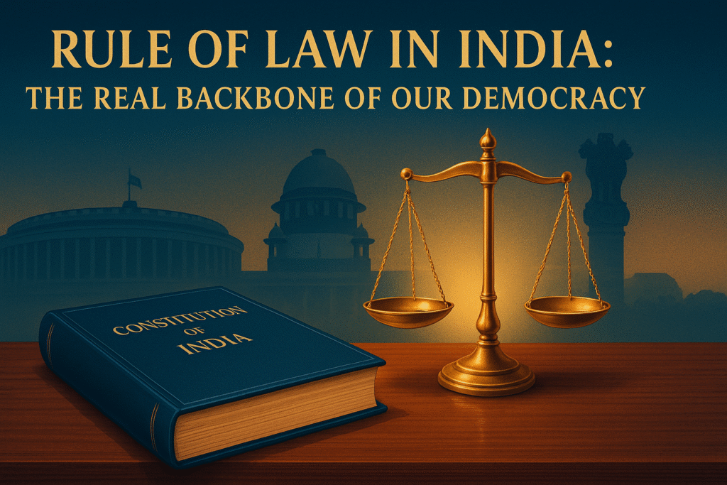Rule of law in India: The real backbone of our democracy