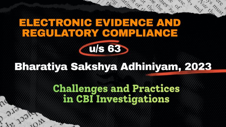 ELECTRONIC EVIDENCE